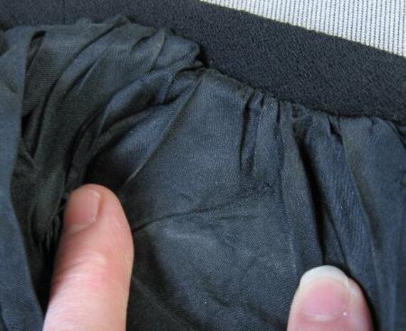 50s Cropped Jacket Dramatic Double Breasted Vinta… - image 9