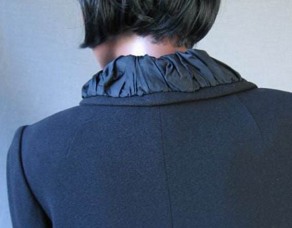 50s Cropped Jacket Dramatic Double Breasted Vinta… - image 2