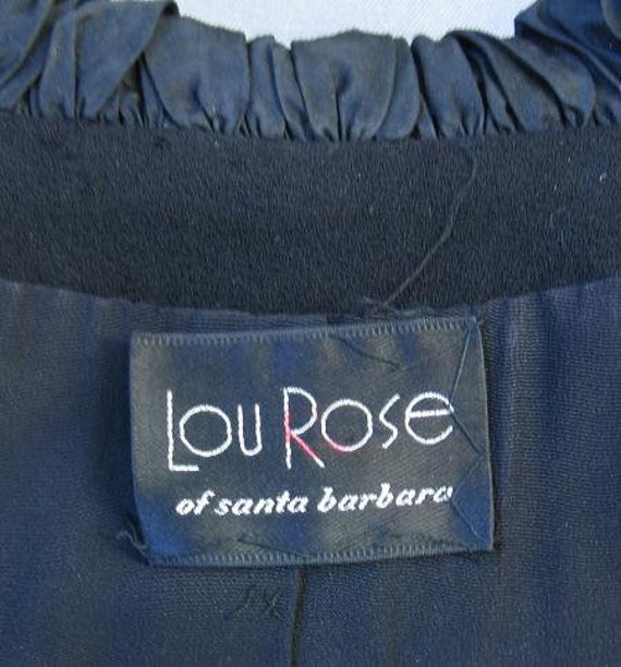 50s Cropped Jacket Dramatic Double Breasted Vinta… - image 7