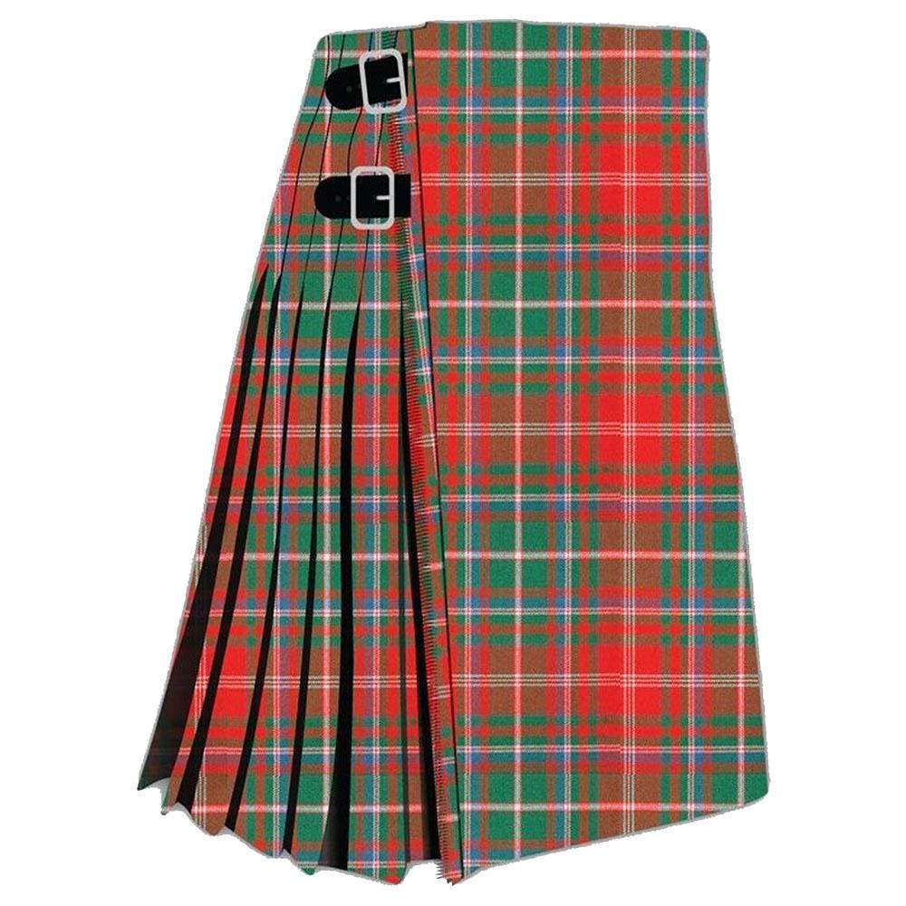 Scottish Handmade MacDougal Ancient Tartan Kilt - Men's Scottish Kilt - MacDougal Ancient Tartan 8 Yard Kilt