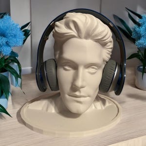 John Mayer Headphone Bust: Music Lover Collectible Art
