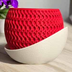 Echo Planter - Modern Home Decor | Indoor Plant Holder | Elegant Minimalist Design | Contemporary Planter Pot | Home Gardening Accessory