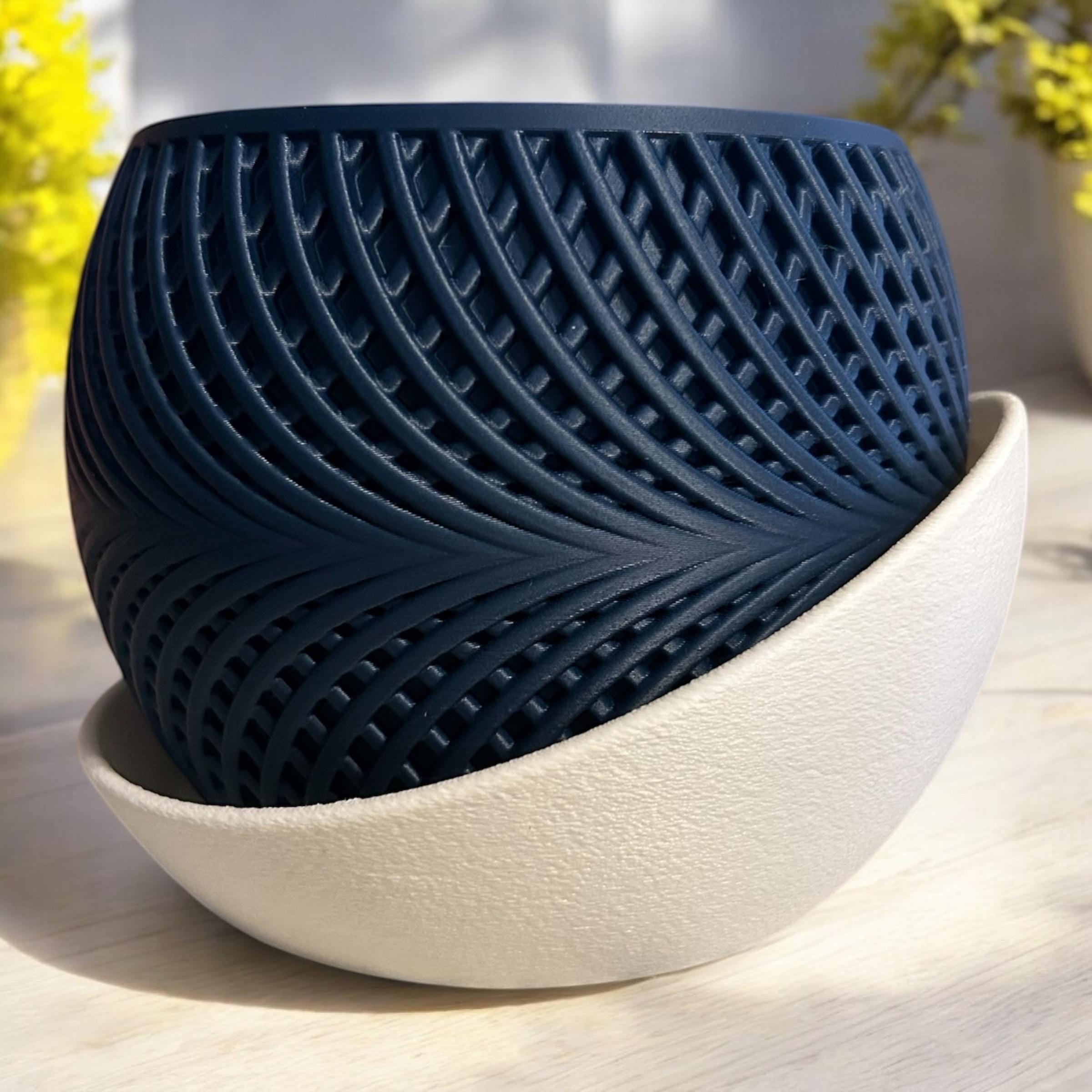 The Drift Planter | Stylish Handcrafted Planter for Trendy Indoor & Outdoor Decor | Perfect for Succulents and Greenery