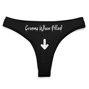 Creampie Thongs, Creampie Panties, Swinger Panties, Fetish Clothing, Hotwife Panties, Hotwife Thongs, Size Queen