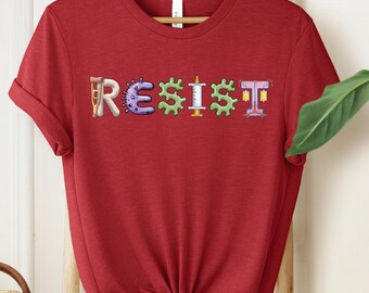 Medical Feild Resist Trump Shirt, Health Professionals Against Trump, Anti-Trump Nurse, Doctor, Science Research, NIH, NSF, Support Science