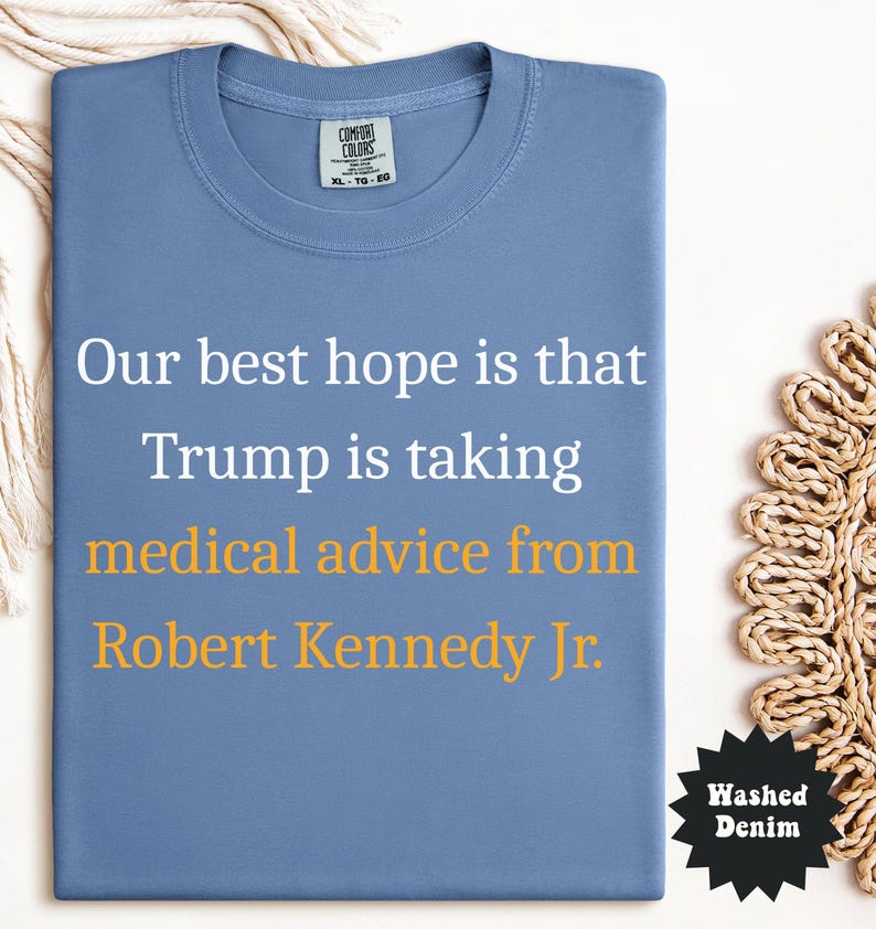 Funny Anti-Trump T-Shirt, Anti-Robert Kennedy Jr, HHS Shirt, Science Matters Tee, Medical Activist T, Political Shirt, Gift for Liberal, Social Justice Shirt, Resist Shirt, Protest Tee,