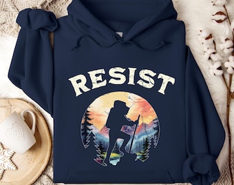 Resist, Support Our Parks Hoodie, Protect Our Parks, US National Parks, Parks Over Profit, Anti-Trump, Defund Doge, National Parks Hoodie
