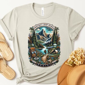 Protect Our National Parks T-Shirt, Resist, Anti-Trump, Support Our Parks, Support Our Rangers, Support Our Federal Workers, Liberal Shirt