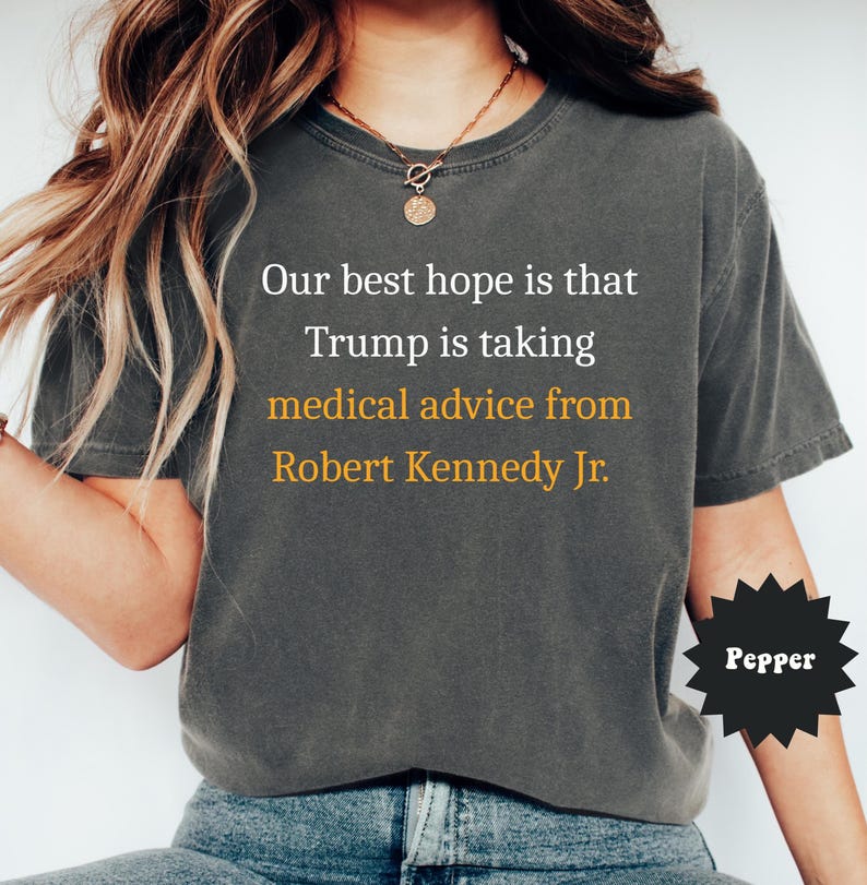 Funny Anti-Trump T-Shirt, Anti-Robert Kennedy Jr, HHS Shirt, Science Matters Tee, Medical Activist T, Political Shirt, Gift for Liberal, Social Justice Shirt, Resist Shirt, Protest Tee,