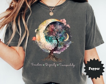 Subtle F*ck Donald Trump Tree of Life T-Shirt, Freedom Dignity Tranquility Shirt, FDT Shirt, Anti-Maga Shirt, Resist Tee, Spiritual Shirt
