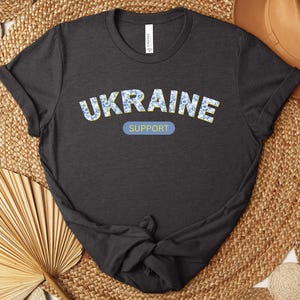 Toile Support Ukraine T-Shirt, I Stand by Ukraine T, Gift for Ukrainian, Anti-Trump Shirt, Anti-War Shirt, Protest Tee, Activist T-Shirt