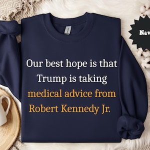 Funny Anti-Trump T-Shirt, Anti-Robert Kennedy Jr, HHS Shirt, Science Matters Tee, Medical Activist T, Political Shirt, Gift for Liberal, Social Justice Shirt, Resist Shirt, Protest Tee,