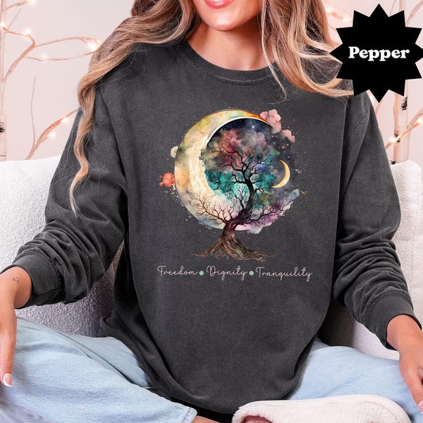 Subtile f*ck Donald Trump Tree of Life T-shirt, chemise liberté dignité tranquillité, chemise FDT, chemise anti-maga, t-shirt résistant, chemise spirituelle