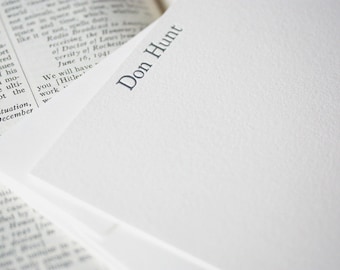 personalized letterpress stationery | don