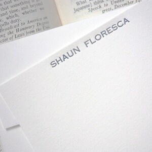 papeterie typographique personnalisée | shaun