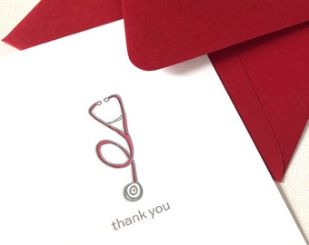 thank you nurse | letterpress greeting card