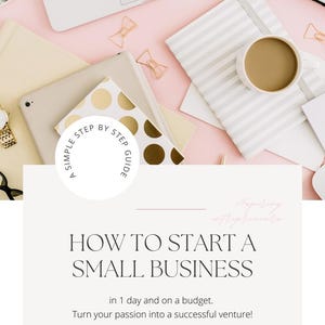 Starting a Business: Step-by-Step Guide - Essential eBook for Aspiring Entrepreneurs | Tips & Resources for Success
