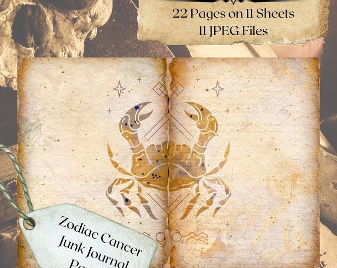 CANCER Printable Junk Journal