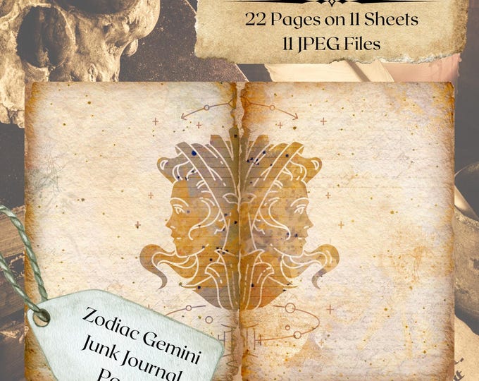 GEMINI Printable Junk Journal