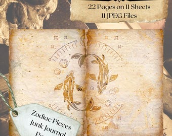 PISCES Printable Junk Journal