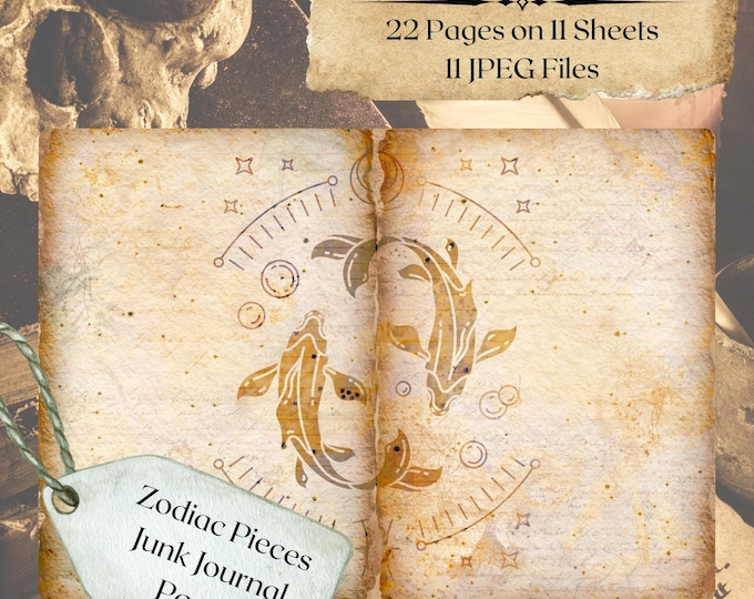 PISCES Printable Junk Journal
