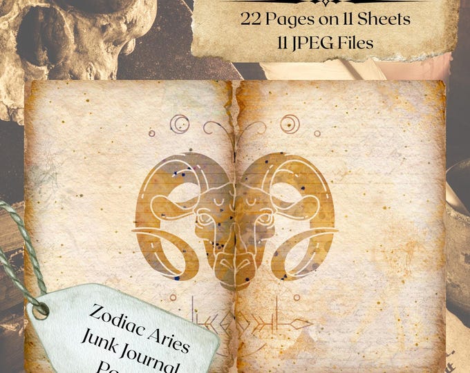 ARIES Printable Junk Journal