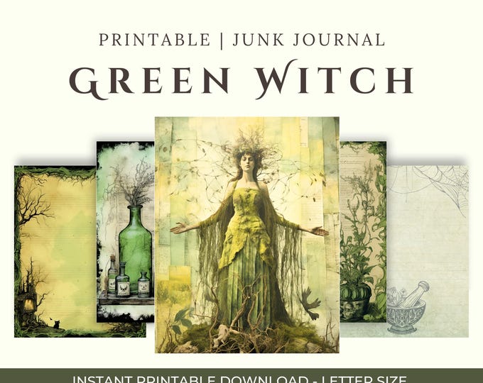 GREEN WITCH Junk Journal