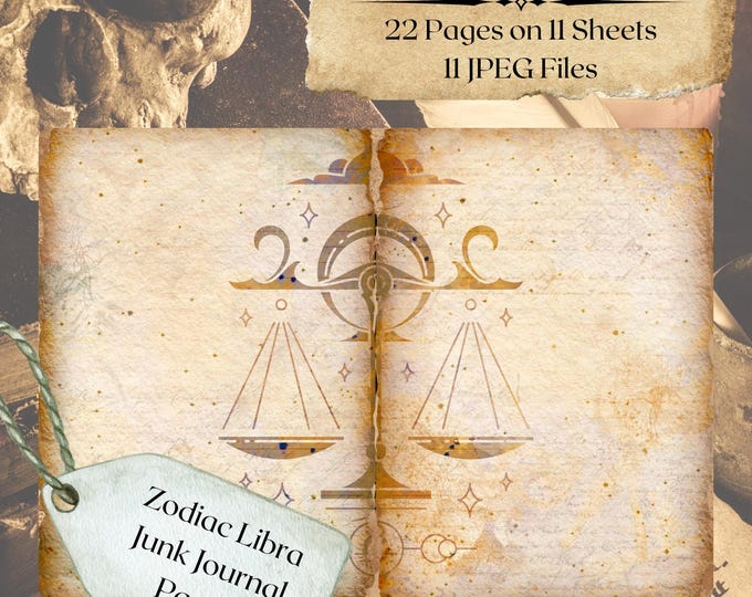 LIBRA Printable Junk Journal