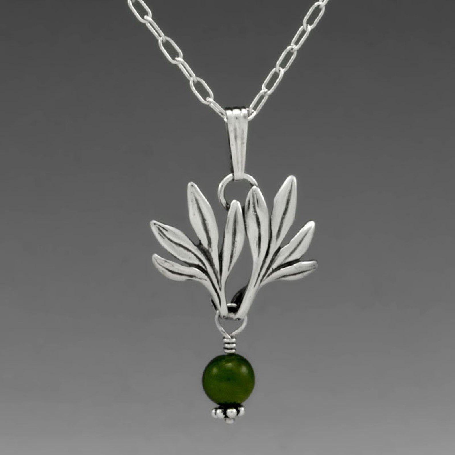 Bamboo Pendant Jade Jade Jewelry Botanical Jewelry Bamboo Etsy