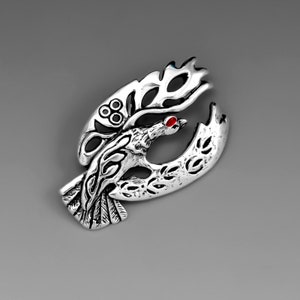 Ptarmigan Slide, Pendant, Willow Ptarmigan, Sterling Silver Jewelry, Bird Jewelry, Alaskan Jewelry, Slides, Symbolism, FREE POSTAGE