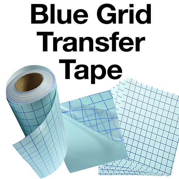 Transfer Tape W/blue Grid lined for Your Vinyl Project CRICUT