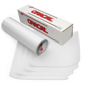  12 x 300' Roll of Clear Transfer Tape for Vinyl, Made in  America, Premium-Grade Vinyl Transfer Tape for Cricut Vinyl Crafts, Decals,  and Letters : Arts, Crafts & Sewing