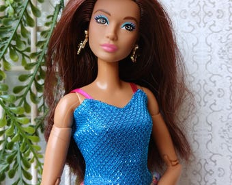 Lot 45 (Fr) Barbie Mattel Teresa Anniversary Member Exclusive Lina Nrfb