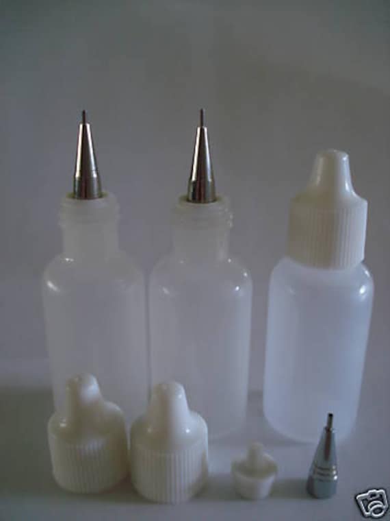 Set of 3 Henna Mehndi Applicator Bottles With 3 Tips Etsy