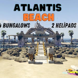 FiveM Atlantis Beach MLO / FiveM Beach / FiveM MLO Beach / FiveM MLO / FiveM / Alta calidad y compatible con FiveM / Optimizado
