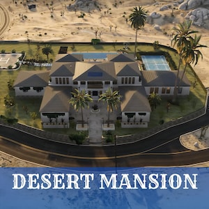 Fivem MLO | Desert Mansion mlo | High Quality | MLO | Optimized and Fivem Ready