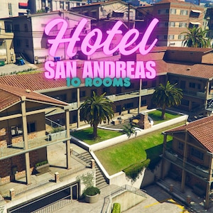Hôtel FiveM MLO | Intérieur de motel de 10 chambres pour serveurs RP | Hôtel réaliste de style San Andreas Carte | Conception conviviale pour les jeux de rôle | Prêt pour cinq minutes