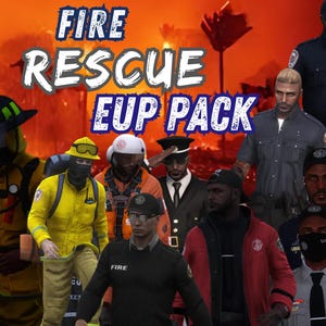 Fire Rescue Uniform Pack | Tactical Gear Fivem | Fivem Male & Female Uniforms | FiveM Uniform Pack | Fivem