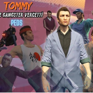 Fivem Peds | Tommy &quot;Gangster&quot; Vercetti | Relive the Golden Age of Crime in Los Santos! | Fivem Clothing | Fivem Ped Pack | Fivem Ready