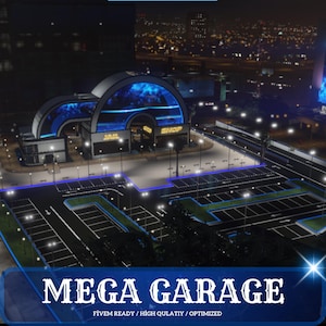 Fivem MLO / Mega Garage / Alta calidad / MLO / Fivem Mlo / Optimizado y compatible con Fivem