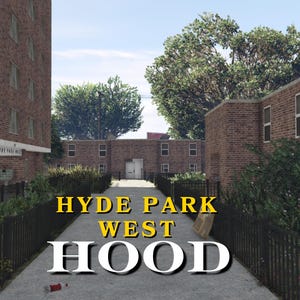 Carte FiveM Hood | Territoire de gangs MLO | Carte FiveM personnalisée | Hotte HydeParkWest | Quartier du jeu de rôle | Glisser-déposer | Zone de trafic optimisée