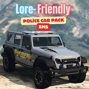 FiveM Lore-Friendly Police Car Pack | Optimized RP Sheriff - PD Vehicles | Drag & Drop | High Quality Law Enforcement Vehicles
