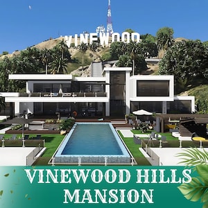 Vinewood Hills Mansion MLO | FiveM Luxury Mansion | FiveM House | FiveM Mansion | FiveM MLO | FiveM |Fivem Mlo Vinewoods