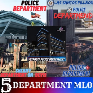 FiveM MLO | Abteilung MLO Pack | Devis Sheriff Abteilung | Pillbox Hill Abteilung | Vespucci Abteilung | Abteilung Los Santos | FünfM