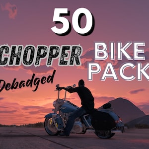 Fivem Chopper Bike | 50 Chopper Motorcycle | High Quality Fivem Bike | Fivem Motorcycle Pack | Fivem Bike Pack | Debadged Motorcycle Pack