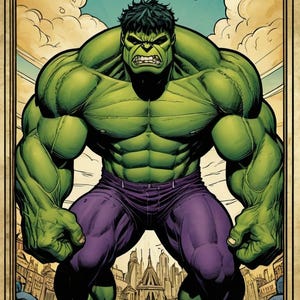 Marvel and DC Tarot cards 6-10