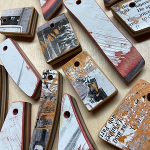 Recycled Skateboard Keychain