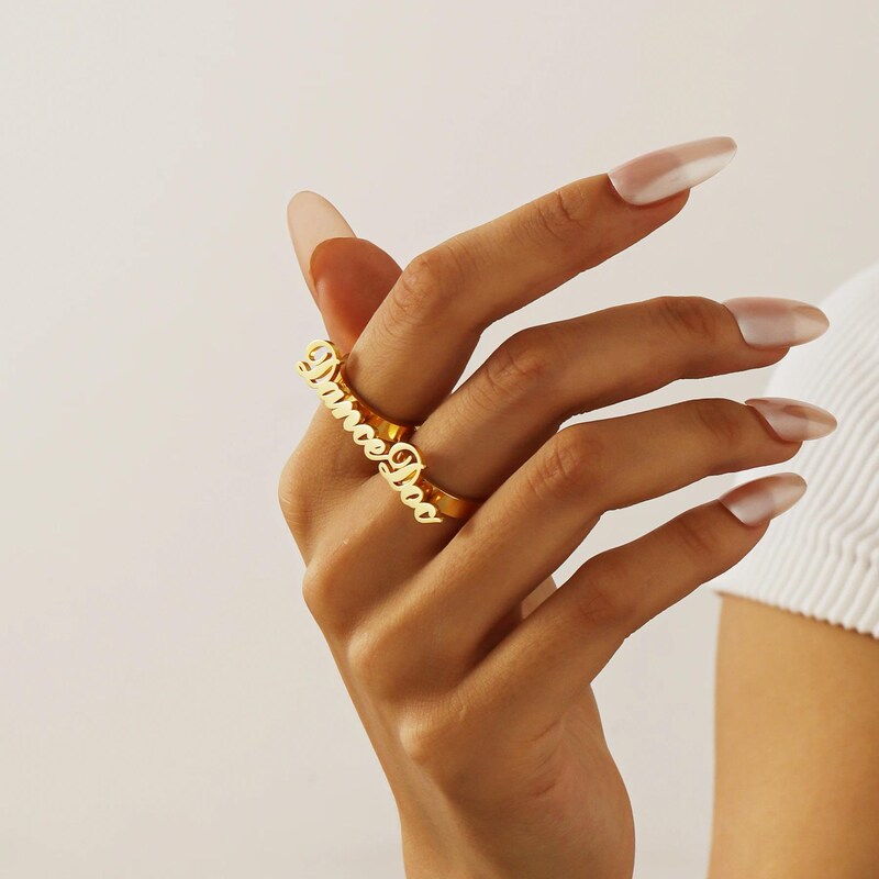 Double Finger Ring - Etsy