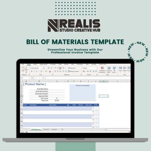 Stuklijstsjabloon (BOM) - Excel-spreadsheet