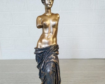 アラバスターヴィーナス 彫刻 手作りアラバスター製ミロのヴィーナス像 - ギリシャの女神彫刻 (23.62